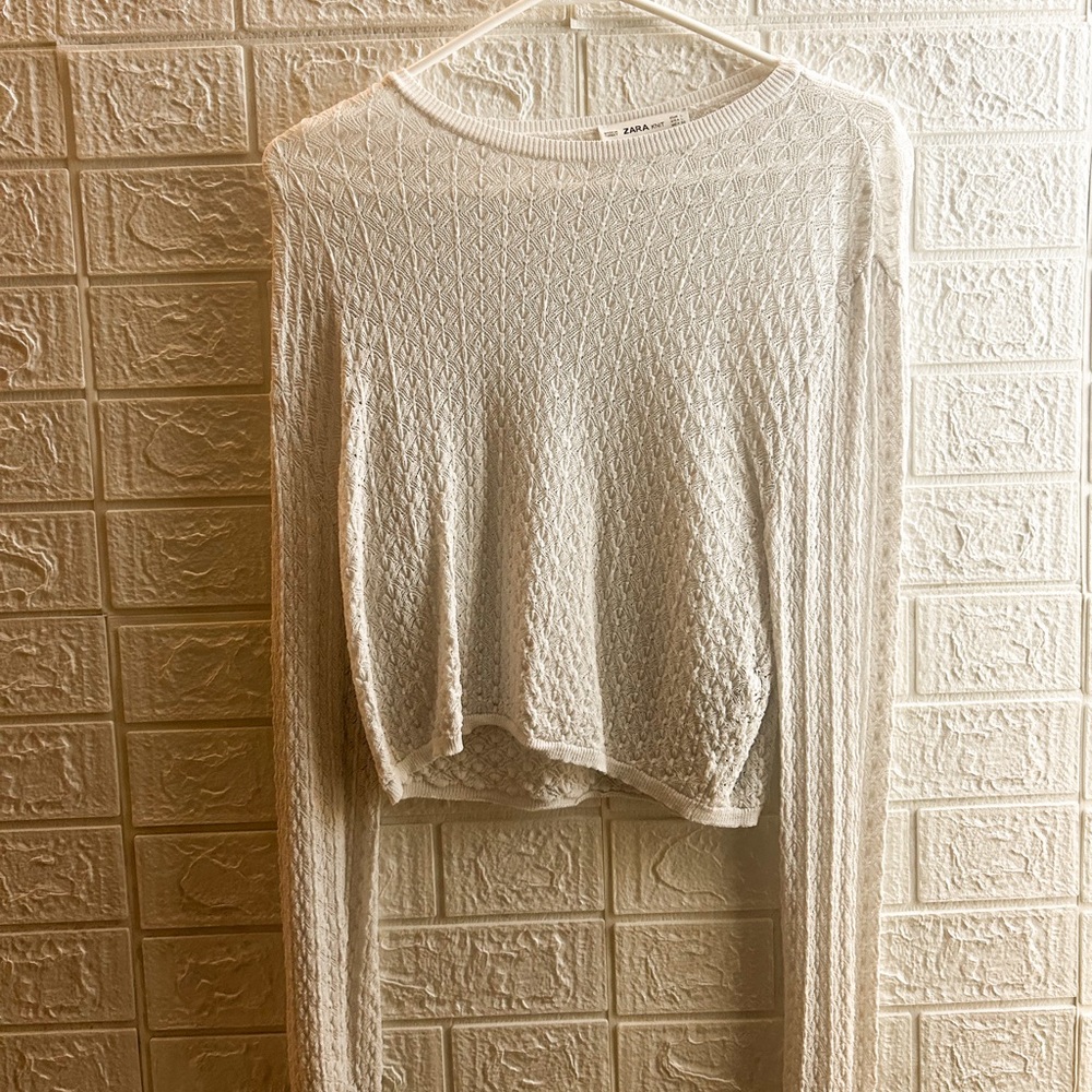 Zara Teen White Sweater